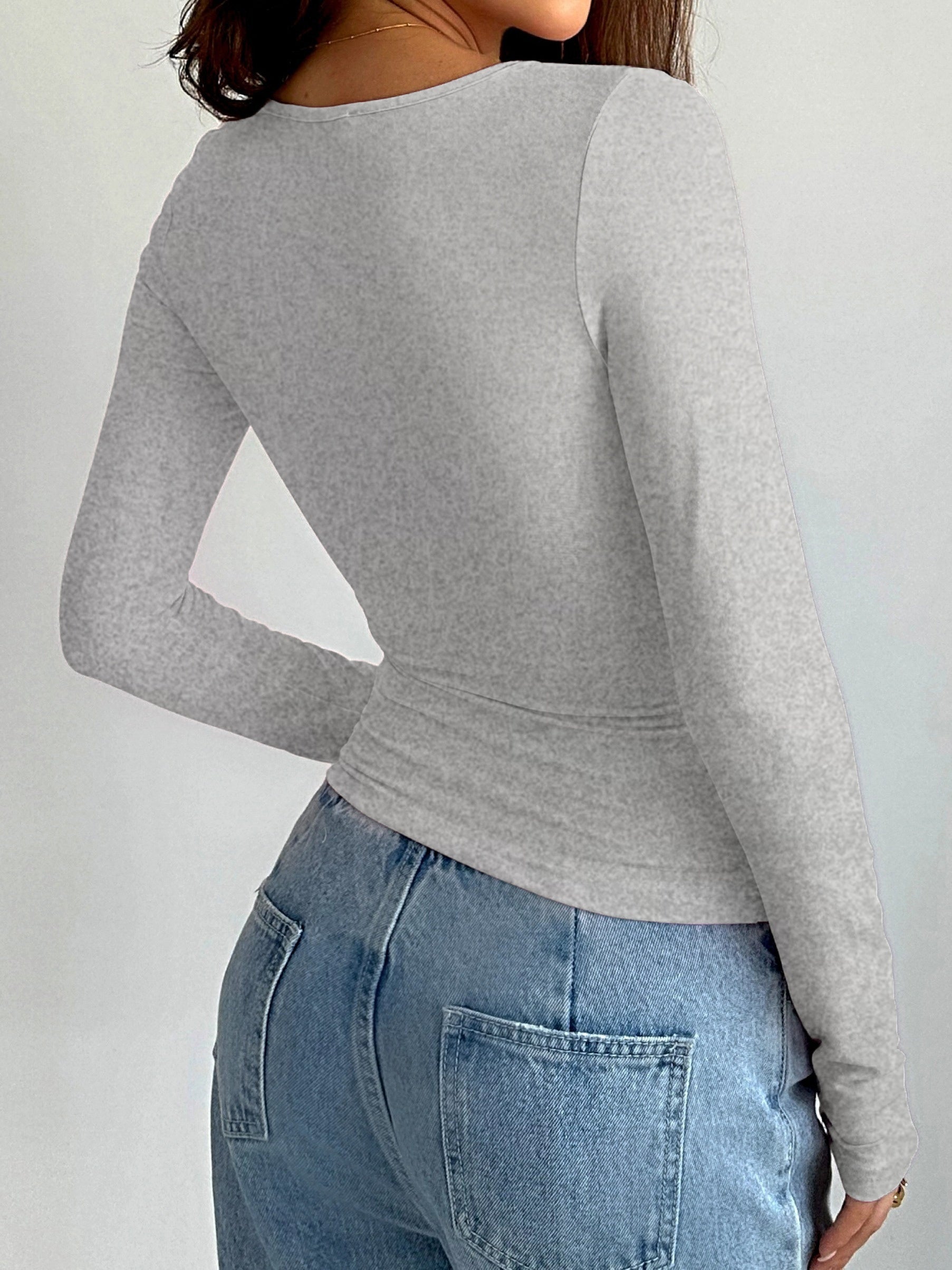 Long-Sleeve Fitted Base Tee