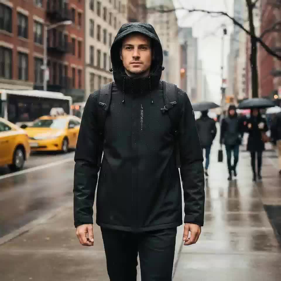 Lightweight Hooded Windbreaker