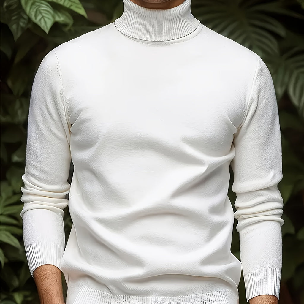Turtleneck Knit Sweater