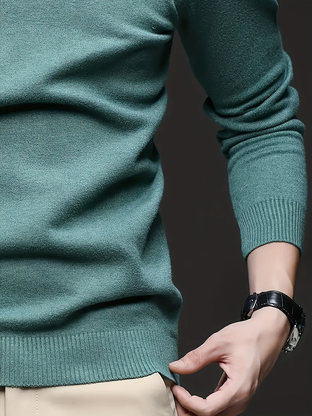 Turtleneck Knit Sweater