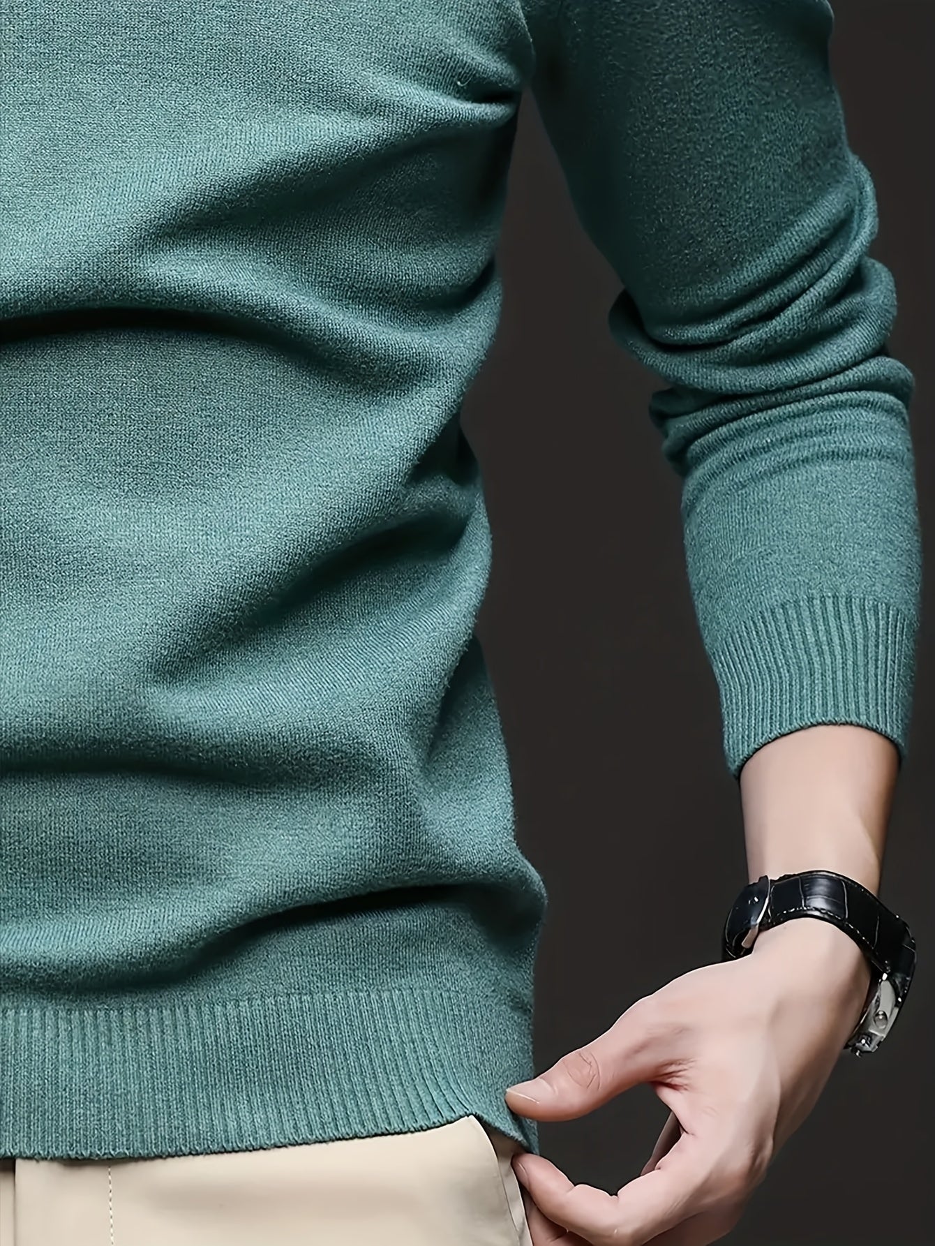 Turtleneck Knit Sweater