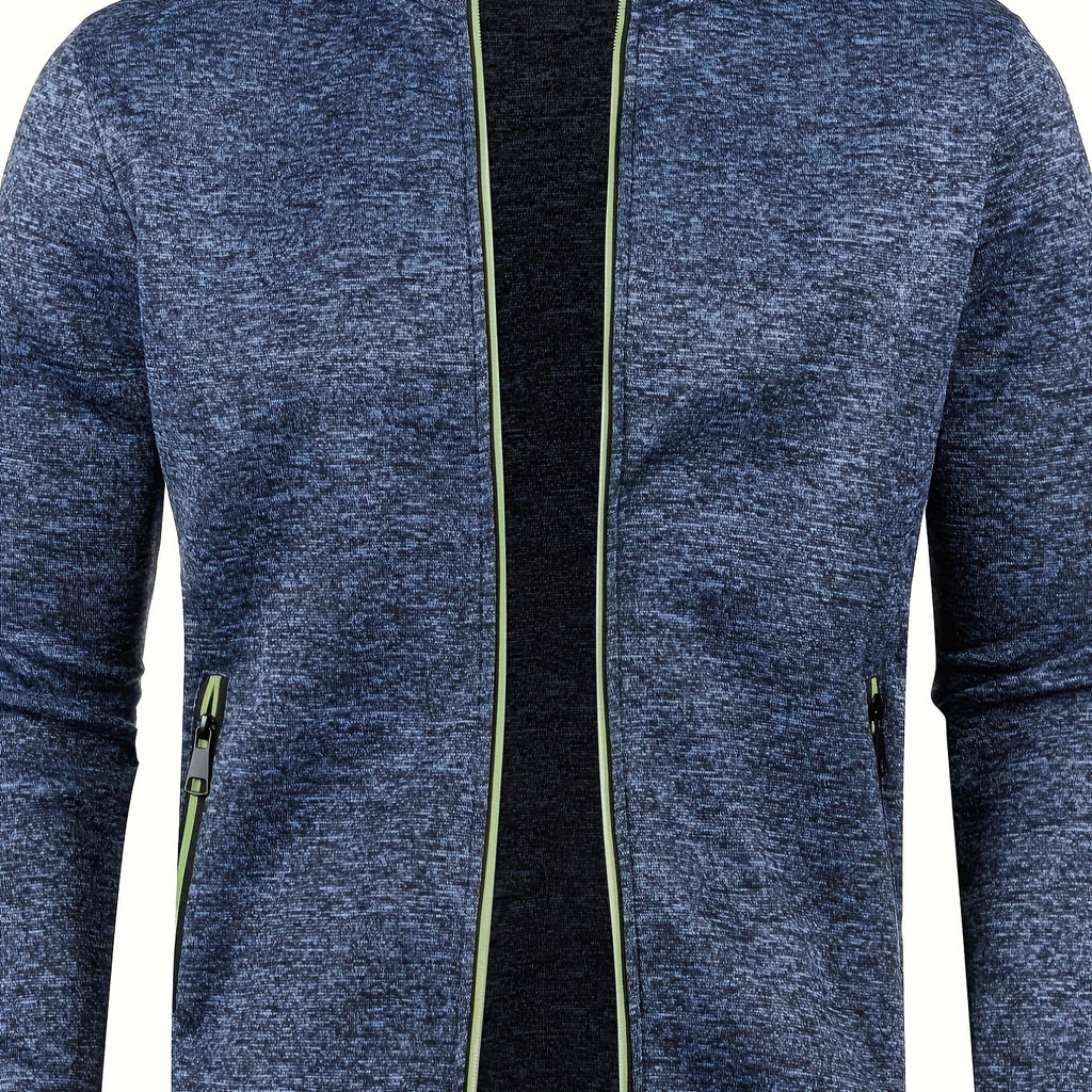 Full-Zip Knit Cardigan