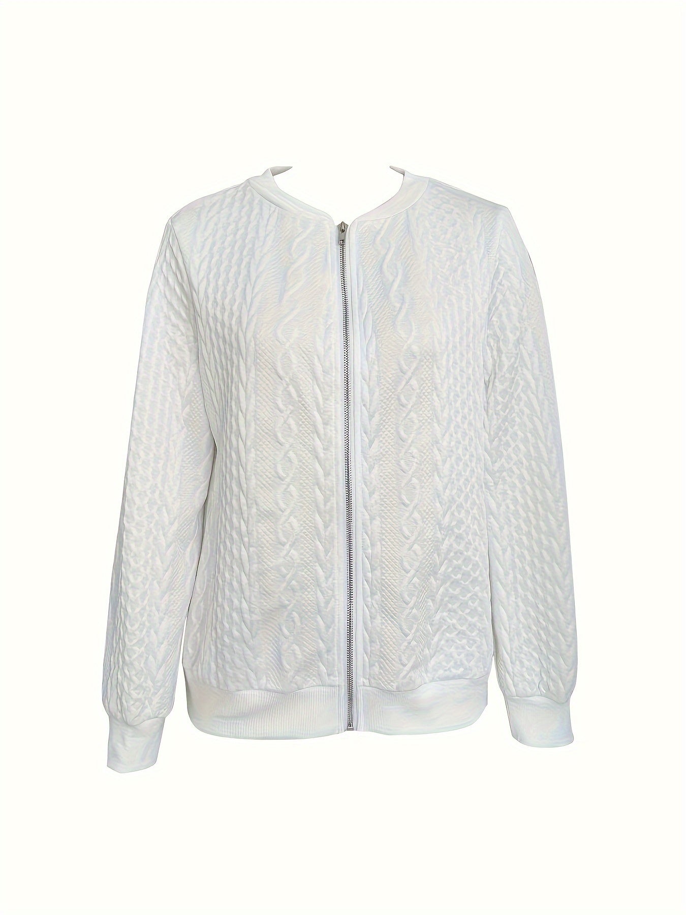 Textured Zip-Up Jacket