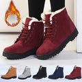Lace-Up Platform Ankle Boots
