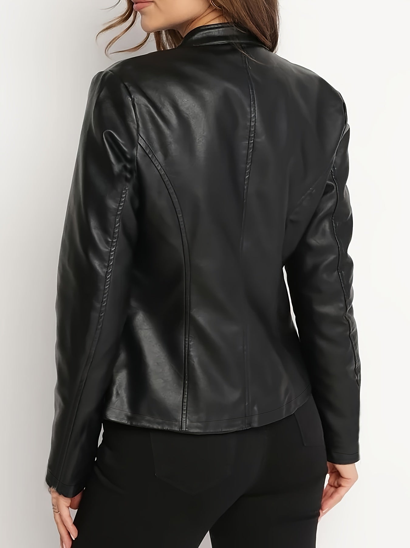 Structured PU Moto Jacket