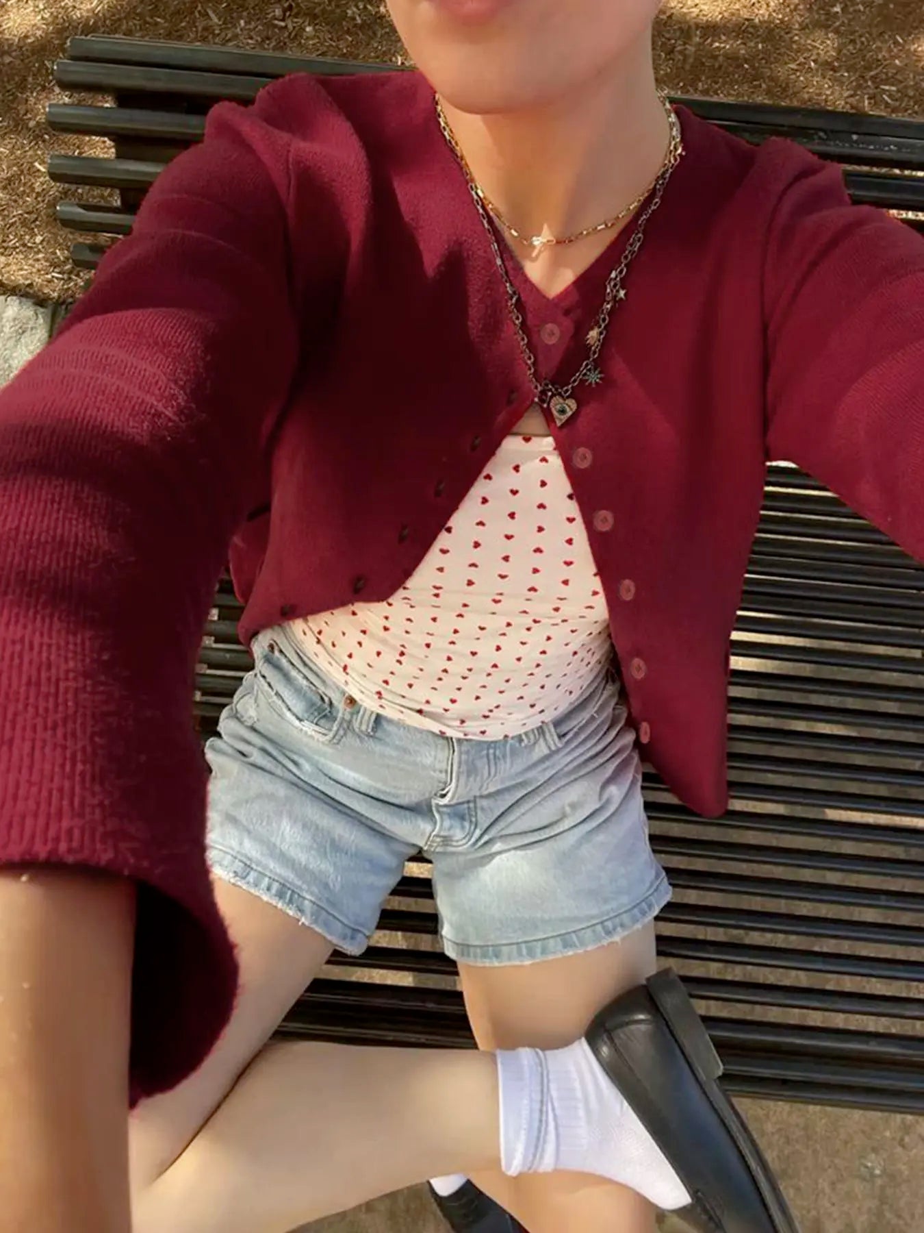 Women's Plain Button Front Cardigan, Casual Long Sleeve Round Neck Knitwear for Fall & Winter, Fashion Women's Knit Clothing for Daily Wear, Fit, 2025 Trend, Spring Clothes