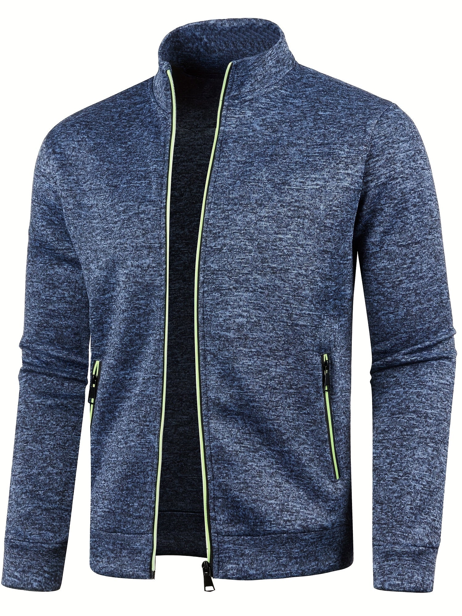 Full-Zip Knit Cardigan