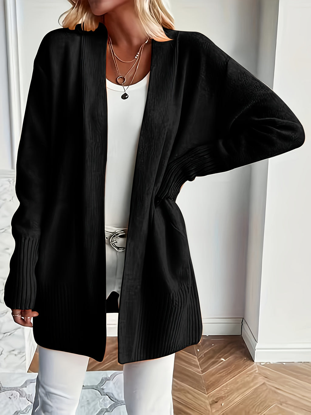 Cozy V-Neck Knit Cardigan