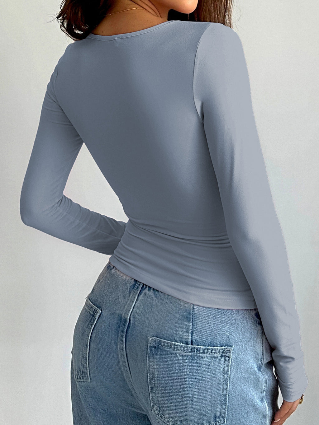 Long-Sleeve Fitted Base Tee