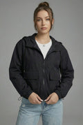 Cropped Hooded Jacket