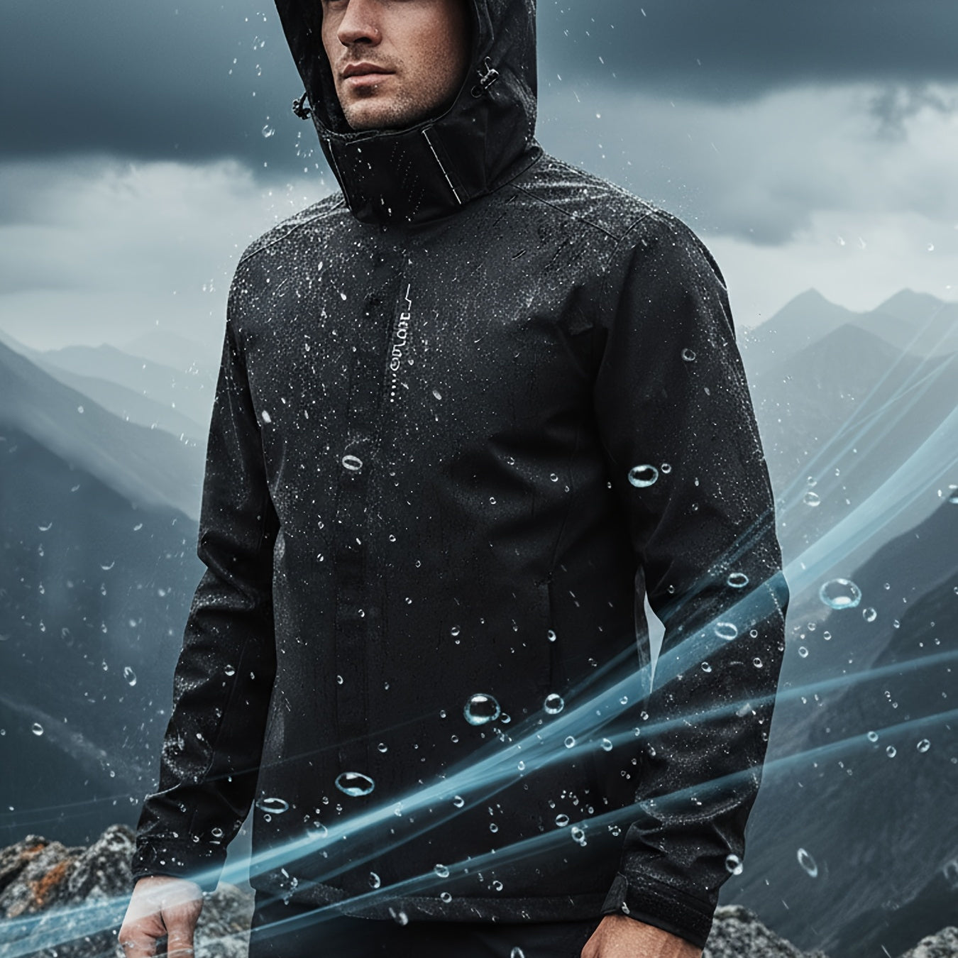 Lightweight Hooded Windbreaker