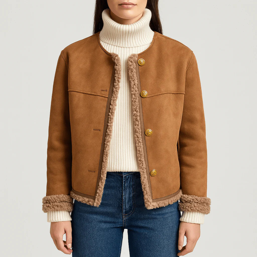 Structured Plush-Lined Jacket